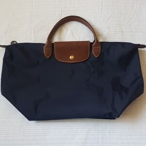 Longchamp Le Pliage Navy Tote